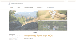 Desktop Screenshot of parkhavenhoa.com